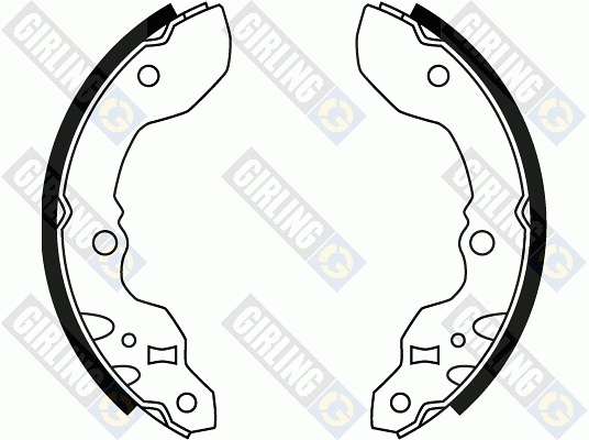 Brake Shoe Set (5187019)
