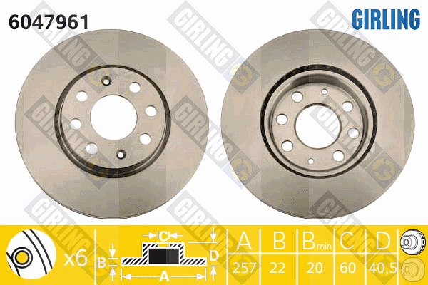 Brake Disc (6047961)