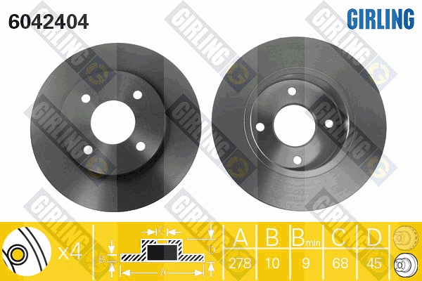Brake Disc (6042404)