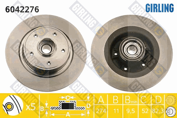 Brake Disc (6042276)