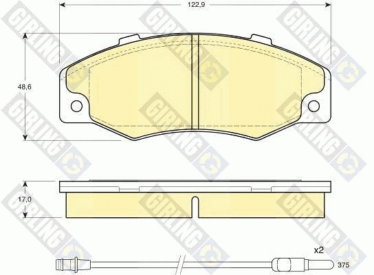 Brake Kit, disc brake (6410403)