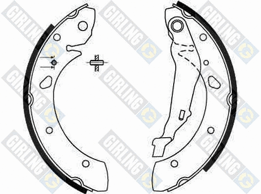 Brake Shoe Set (5186321)
