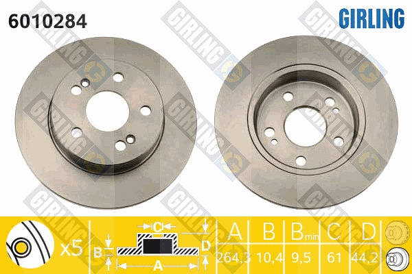 Brake Disc (6010284)
