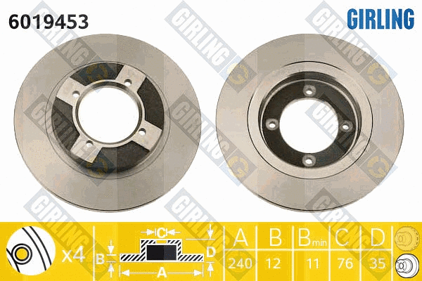 Brake Disc (6019453)