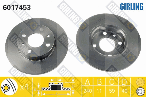 Brake Disc (6017453)