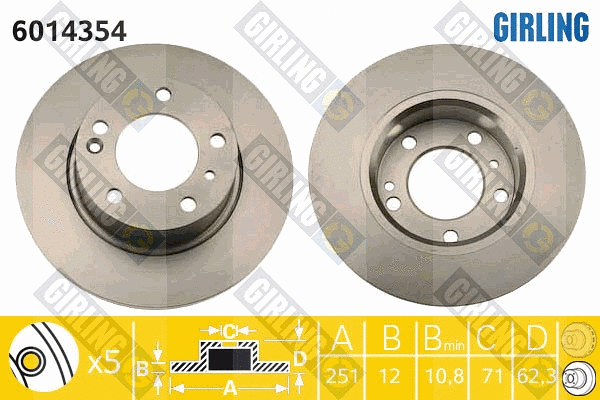 Brake Disc (6014354)