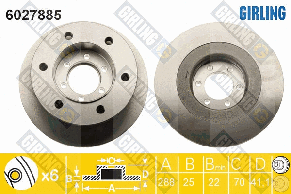 Brake Disc (6027885)