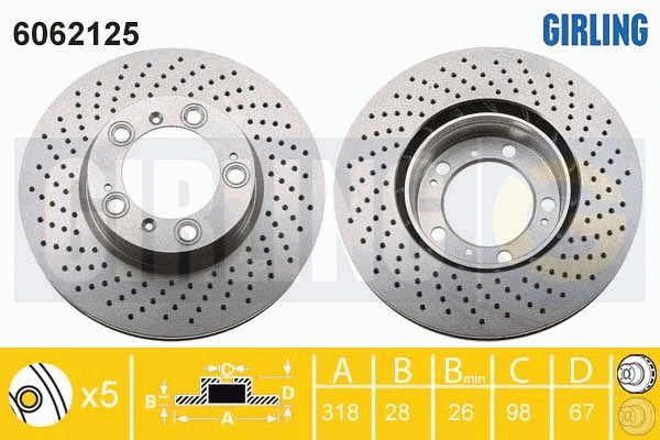Brake Disc (6062125)
