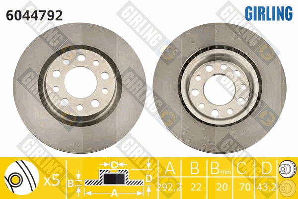 Brake Disc (6044792)