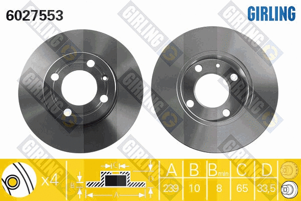 Brake Disc (6027553)