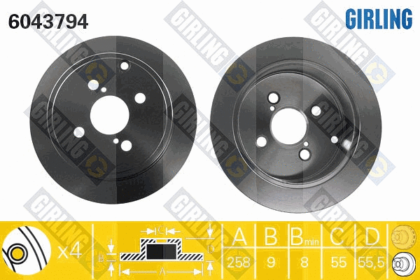 Brake Disc (6043794)