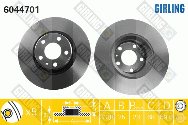 Brake Disc (6044701)
