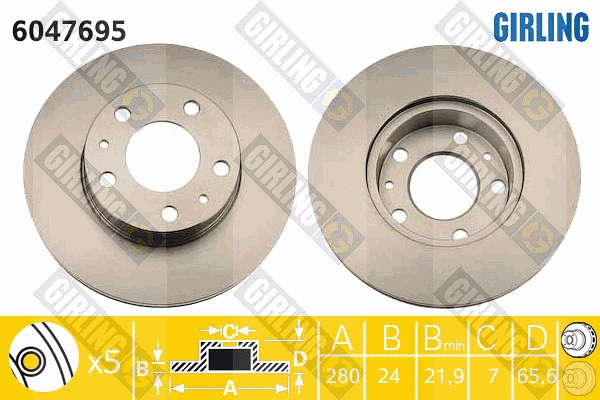 Brake Disc (6047695)