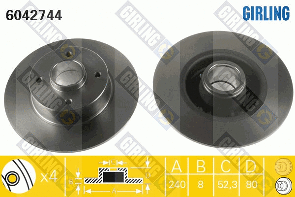 Brake Disc (6042744)