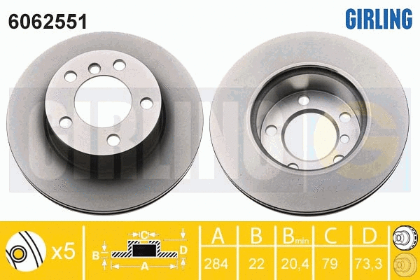 Brake Disc (6062551)