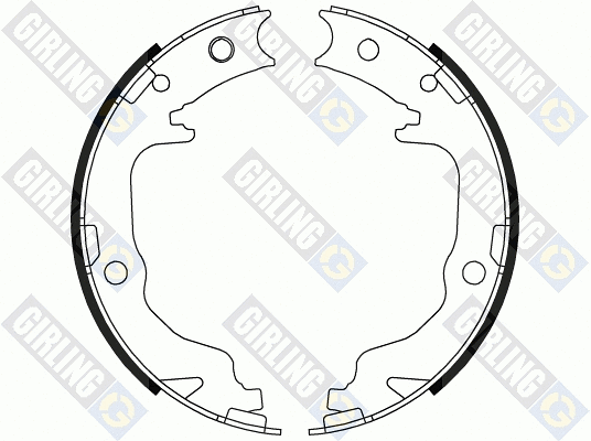 Brake Shoe Set, parking brake