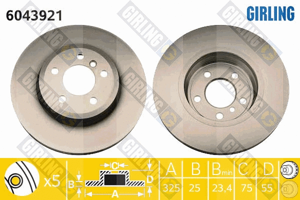 Brake Disc (6043921)