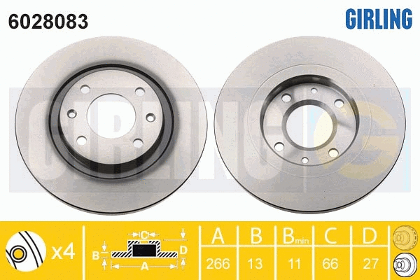Brake Disc (6028083)