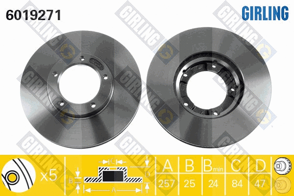 Brake Disc (6019271)