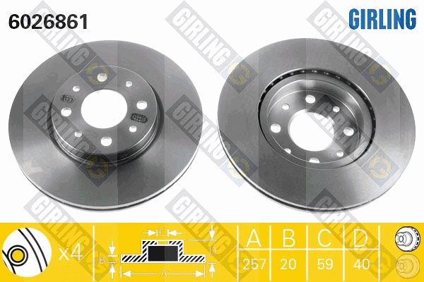 Brake Disc (6026861)
