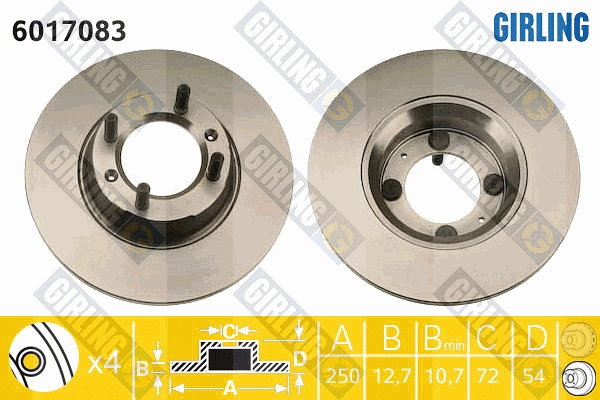 Brake Disc (6017083)