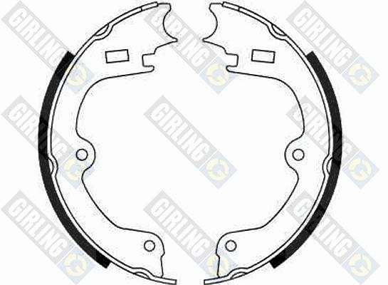 Brake Shoe Set, parking brake (5162341)
