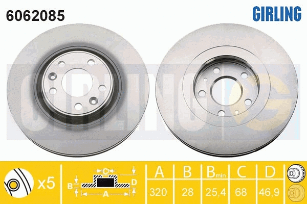 Brake Disc (6062085)