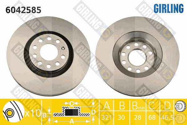 Brake Disc (6042585)