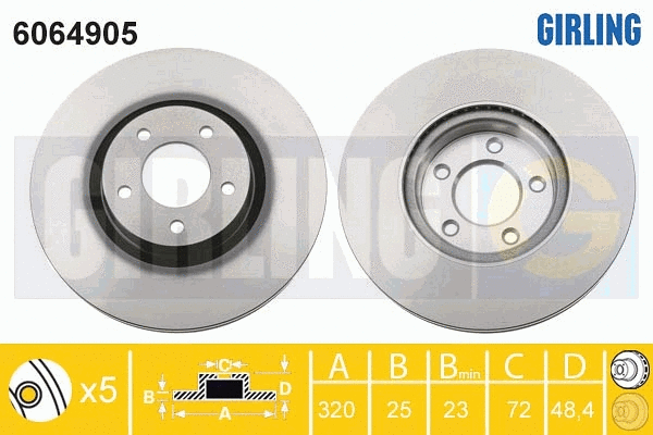 Brake Disc (6064905)