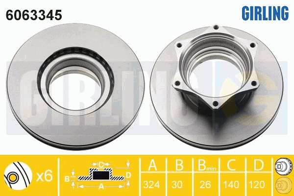Brake Disc (6063345)