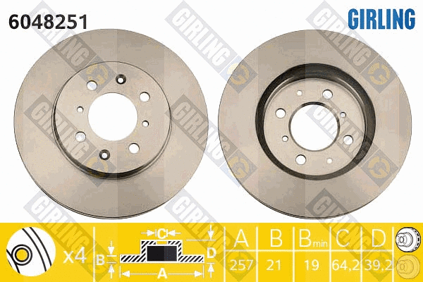 Brake Disc (6048251)