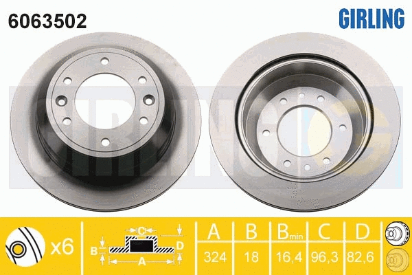 Brake Disc (6063502)