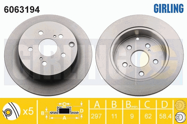 Brake Disc (6063194)