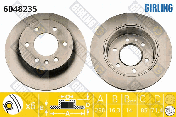 Brake Disc (6048235)