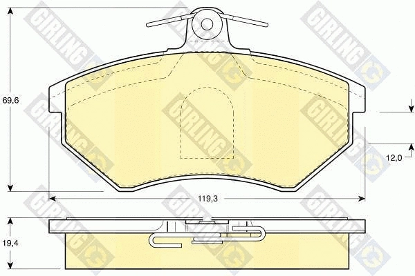 Brake Kit, disc brake (6411071)