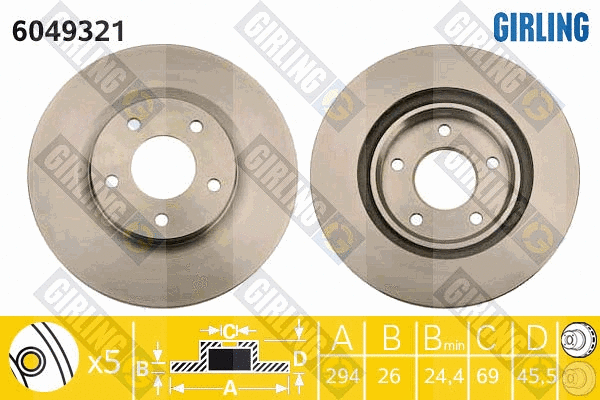 Brake Disc (6049321)