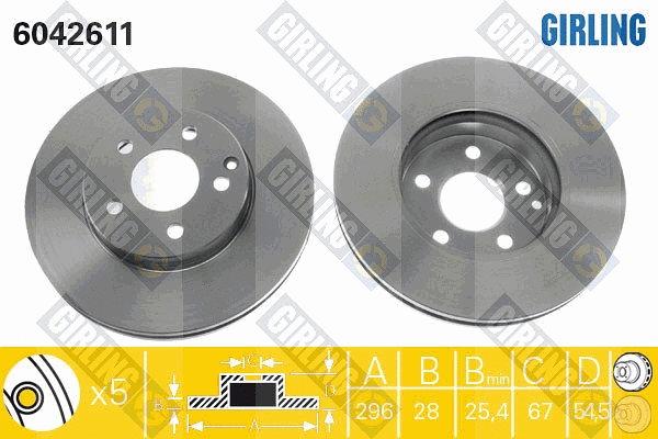 Brake Disc (6042611)