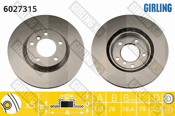 Brake Disc (6027315)