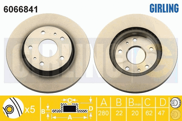 Brake Disc (6066841)