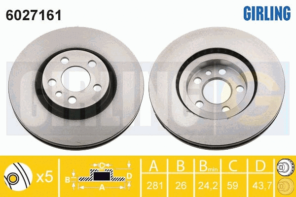 Brake Disc (6027161)