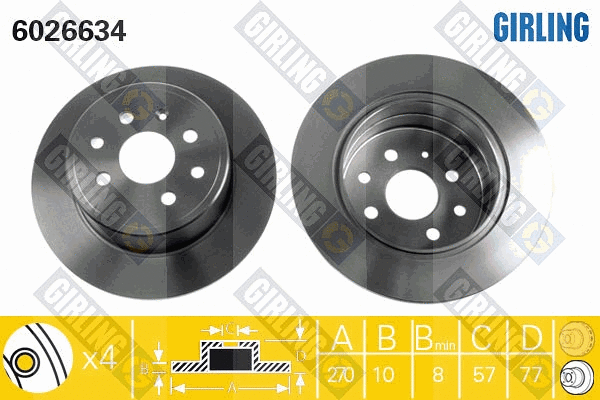 Brake Disc (6026634)