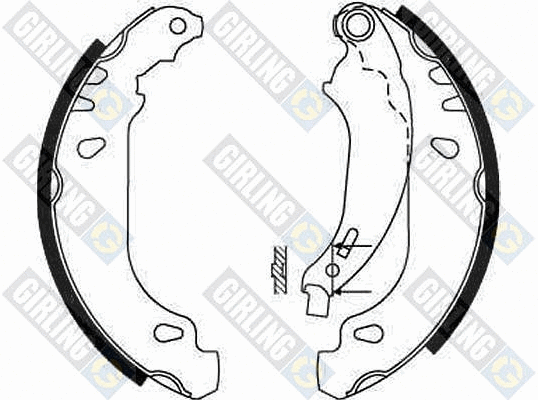 Brake Shoe Set (5186423)