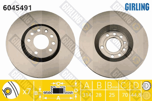 Brake Disc (6045491)