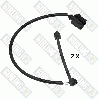 Warning Contact, brake pad wear (6319309)