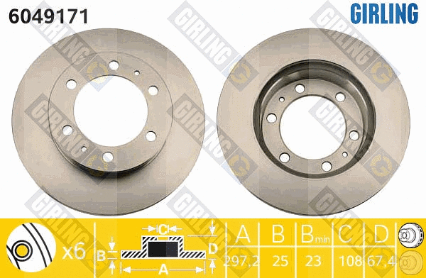Brake Disc (6049171)