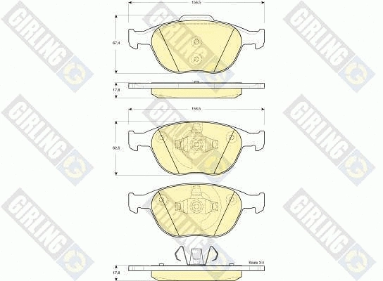 Brake Kit, disc brake (6411772)