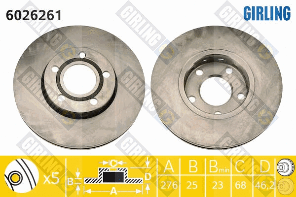 Brake Disc (6026261)
