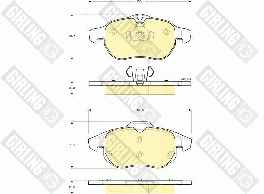 Brake Kit, disc brake (6411672)