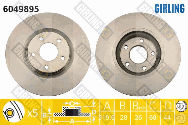Brake Disc (6049895)