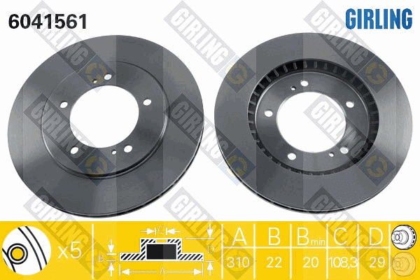 Brake Disc (6041561)